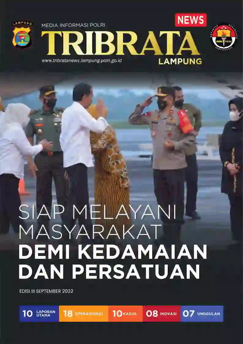 MAJALAH TRIBRATANEWS LAMPUNG EDISI III - SEPTEMBER 2022
